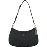 GUESS Noelle II Top Zipper Shoulder Bag Coal Logo - Schultertasche in grau