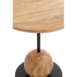 Linea Natura Beistelltisch - holzfarben ¦ Maße (cm): H: 45 Ø: 40