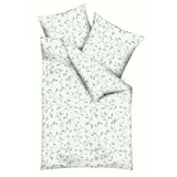 KAEPPEL Leaf Allover Floral Grün 135 x 200 cm + 80 x 80 cm