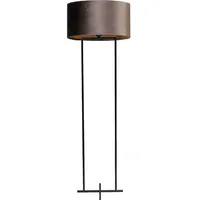 Masterlight Stehleuchte Cross 1-flammig Samt Braun Ø52cm
