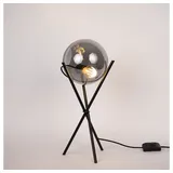 s.luce Orb Glas-Tischlampe Dreibein 20cm