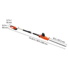 Vevor Akku-Heckenschere 457,2 cm inkl. 1 x 2,0 Ah