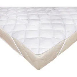 ZOLLNER Topper Matratzenschoner 180 x 200 cm Weiß