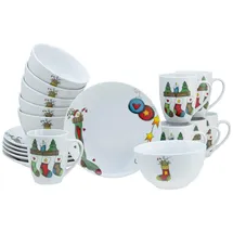 CreaTable Luna Frühstücksservice 18-tlg. multicolor