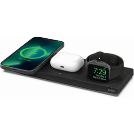 Belkin BoostCharge Pro 3 in 1 Ladepad für iPhone 12/13 schwarz