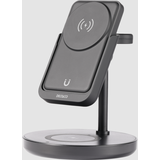 deltaco QI-1045 - 3-in-1 magnetic wireless charger