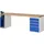Rau Werkbank 7510A2, B2500xT700xH890mm, 4x Schublade-TA, 1x SSKL