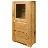 MASSIVMOEBEL24.DE Highboard 73 x 40 x 142 cm Beige