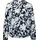 Fließende Viskose-Bluse mit All-over-Print Blau 48