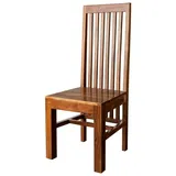 Massivmoebel24 Stuhl Akazie 45x46x110 honig lackiert Oxford #25