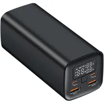 Logilink PA0350 Powerbank, Li-Po, 20000 mAh, 65 W, 74 Wh), Schwarz