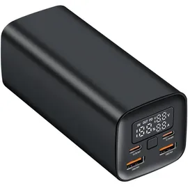 Logilink PA0350 Powerbank, Li-Po, 20000 mAh, 65 W, 74 Wh), Schwarz