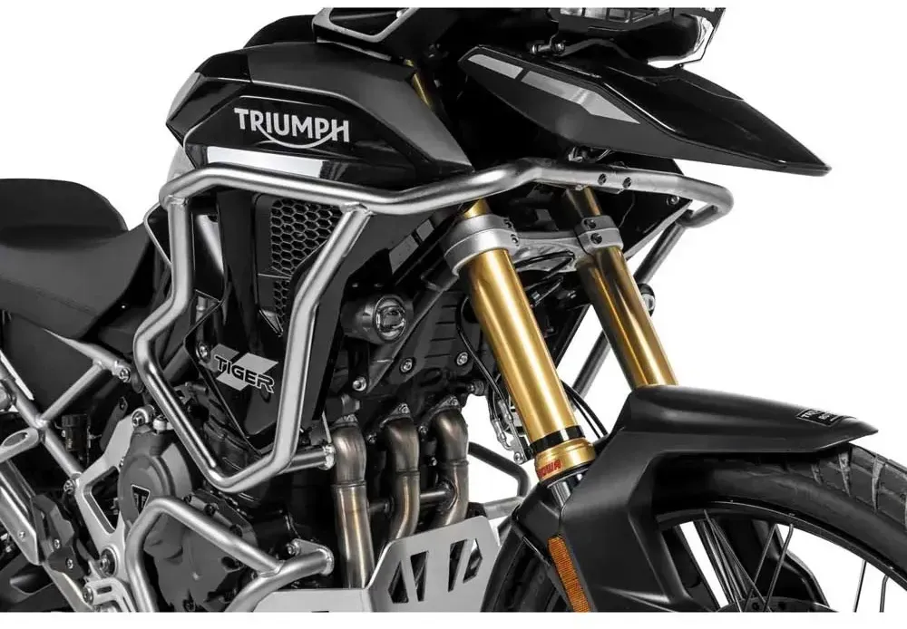 Touratech Triumph Tiger 1200 Gt/gt Pro/rally Pro 2022 Oberer Rohrförmiger Motorschutz - Silver - One Size