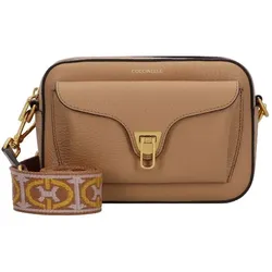 Coccinelle Beat Umhängetasche Leder 21 cm  braun