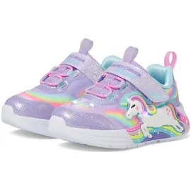 SKECHERS Unicorn Chaser N Lavender Sparkle Mesh / Multi Trim 24