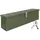 Trucky Deichselbox Grün Werkzeugkasten Truckbox Alu Box Anhänger Kiste mit Deckel Abschließbar Alubox Transportbox Werkzeugbox Aluminium Aufbewahrungsbox D035