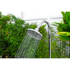 BESTWAY Gartendusche Solarflow schwarz-silber 50 x 50 x 218 cm