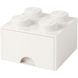 Lego Brick Drawer 4 25 x 18 x 25 cm weiß