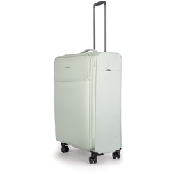 Stratic Reisekoffer  Light + Trolley 80 cm  erweiterbar  4 Rollen 90 l - Grün