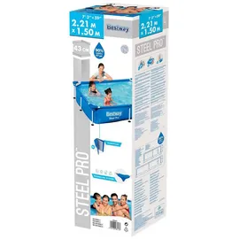 BESTWAY Steel Pro Frame Pool 221 x 150 x 43 cm