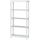 Phoenix Country Regal, Bücherregal, Raumteiler, MDF lackiert, weiss 70x156x30