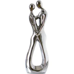 GILDE Keramik Skulptur Liebesblick H=30cm
