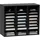 Vevor Briefablage Schreibtisch Organizer 997 x 305 x 680 mm, 2,3–5,6 cm Einstellbar A4 Stapelbar Quer, Papierablage, Aufbewahrung Schreibtisch Ablagesystem Organisation, Ablage (Schwarz, 3 x 8 Fächer)