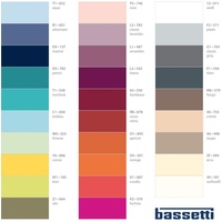 BASSETTI Spannbetttuch für Boxspringtopper Uni Farbe Titan E1/556 Größe 90x190 100x220cm