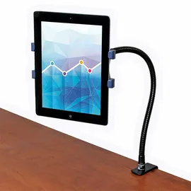 Startech Schwanenhals Tablet Halter für Apple iPad, Microsoft Surface, Microsoft Surface Pro Schwarz
