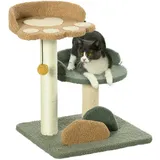PawHut Katzenbaum 52 cm mit 2 Ebenen