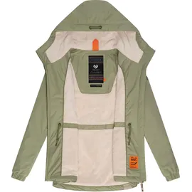 Ragwear Damen warme Wasserdichte Winterjacke mit Kapuze Dankka Warm YOUMODO Light Olive Gr. XS - XS