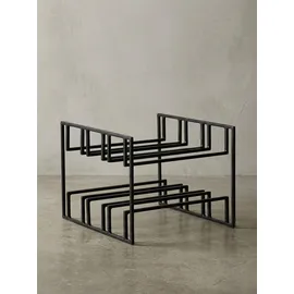 KADIMA DESIGN Weinregal 29 x 21 x 25 cm Schwarz