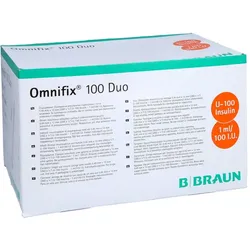 Omnifix Duo 100 Insulin Einmalspritzen