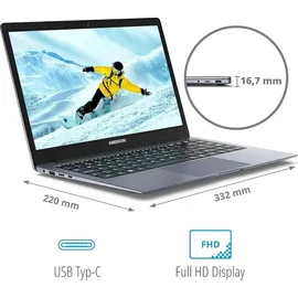 Medion E14223 Intel Celeron N4120 4 GB RAM 128 GB