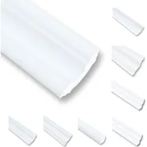 MDEKOR Deckenleiste Styropor Weiss 50 St. 30 x 30 cm