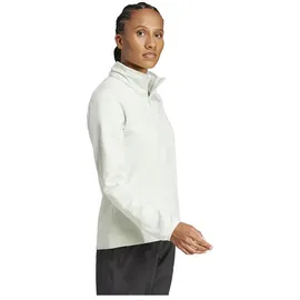 adidas Multi Essentials Fleece Mit Halbem Reißverschluss - Linen Green - M