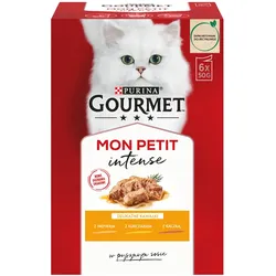 GOURMET mon Petit Katzenfutter - MIX Geflügel 6x50g