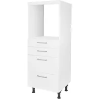 Nobilia Herdumbauschrank Laser 60 x 58,3 x 167,8 cm Weiß