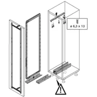 Hettich Hochschrankauszug Dispensa 90° 9117223 Stahl silber