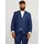 Jack & Jones PlusSize Sakko "JPRSOLARIS BLAZER NOOS PLS", Herren, Gr. 66, blau (medieval blau), Web, Obermaterial: 59% Polyester, 24% Wolle, 16% Viskose, 1% Elasthan, JACK & JONES PLUSSIZE, unifarben, slim fit, Sakkos Sakko