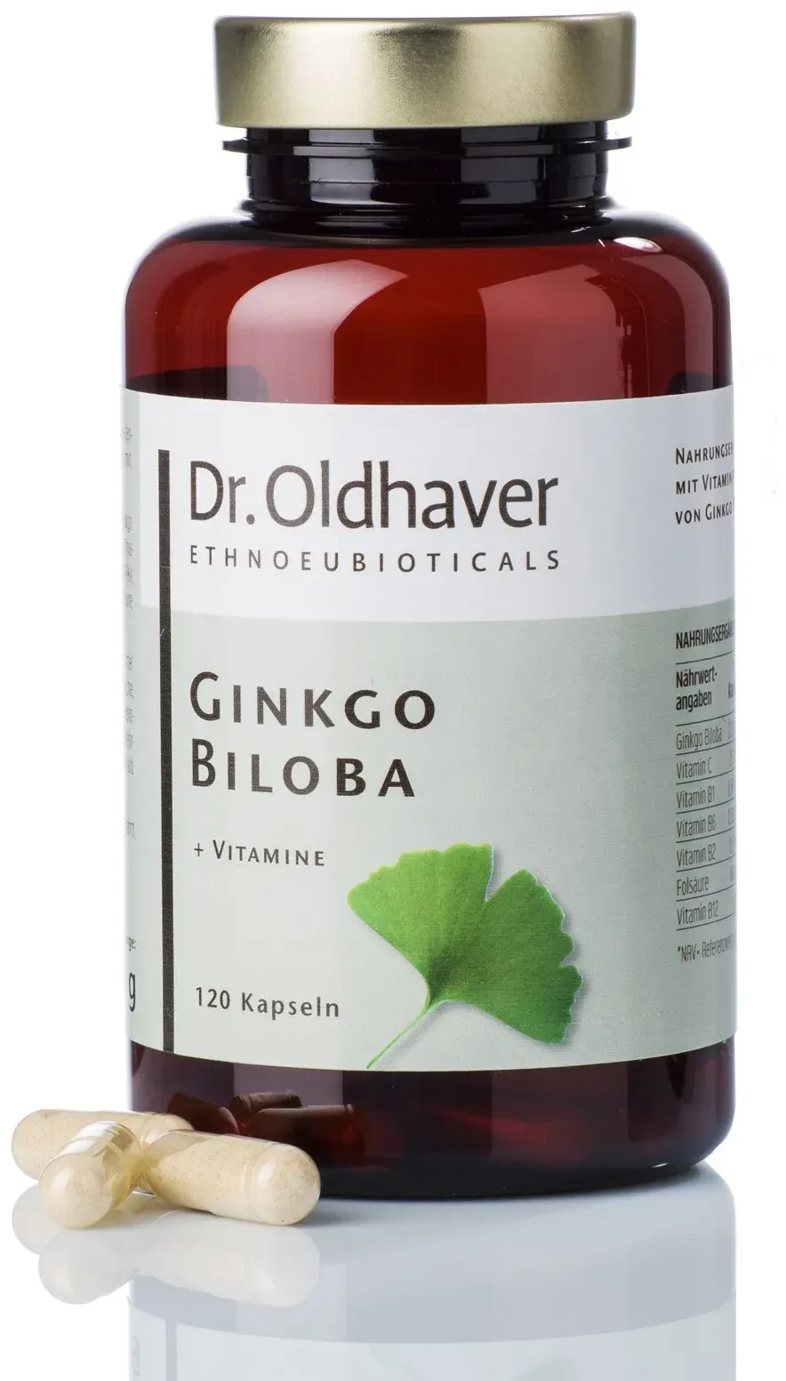 Dr. Oldhaver Gingko Biloba Kapseln + Vitamine 120 St