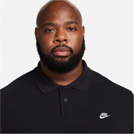 Nike Nk Club Kurzarm-poloshirt Black / White S