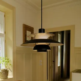 Louis Poulsen PH 5 Mini 1-flg. 30 cm schwarz Aluminium