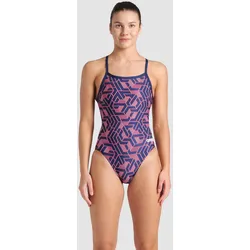 Badeanzug Damen arena Escape Challenge-Back - Navy-team Redwhiteblue - 34