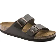 Birkenstock Arizona Naturleder schmal dunkelbraun 37
