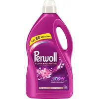 Perwoll Color Blütenrausch Gel 80 WL Colorwaschmittel (XXL-Pack, [1-St. Flüssigwaschmittel mit Dreifach-Renew-Technologie)