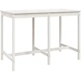 vidaXL Gartentisch 159,5 x 82,5 x 110 cm Weiß