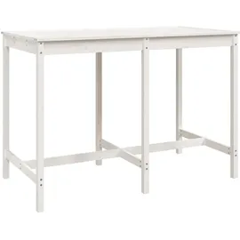 vidaXL Gartentisch 159,5 x 82,5 x 110 cm Weiß