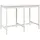 vidaXL Gartentisch 159,5 x 82,5 x 110 cm Weiß