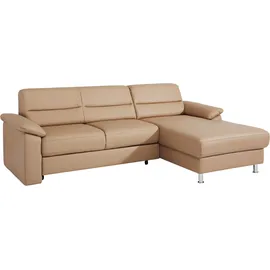 sit&more Ecksofa »Top Ascara L-Form« inklusive Boxspring/Federkern-Polsterung, komfortablem Federkern braun